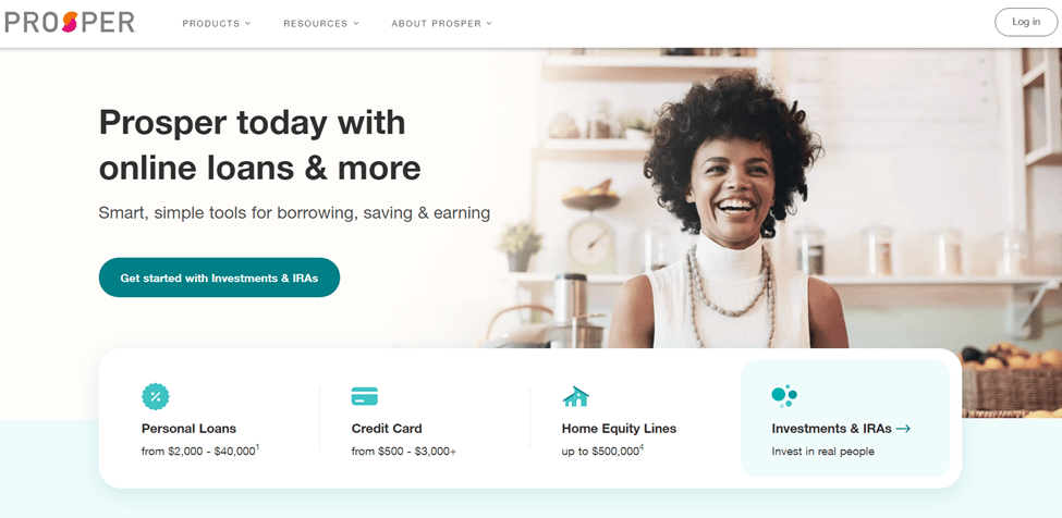 Prosper - 12 Platforms to Access Quick Funding for Your Side Hustle (Low Access Requirements)