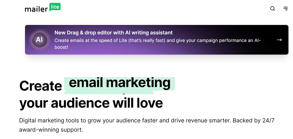 mailerlite - Free Email Marketing Tools